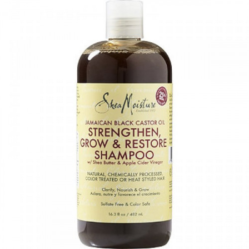 SHEA MOISTURE  Jamaican Black Castor Oil Strengthen Grow & Restore Shampoo 16.3oz SHEA MOISTURE  Jamaican Black Castor Oil Strengthen Grow & Restore Shampoo 16.3oz